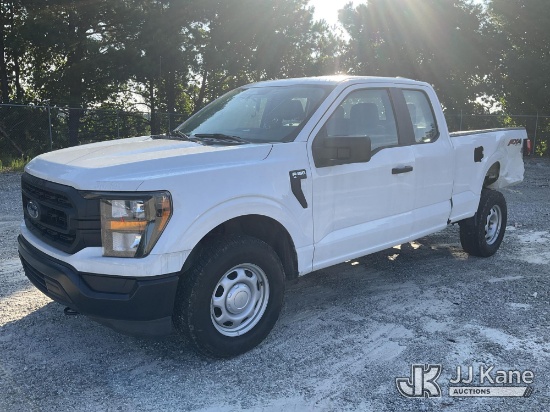 (Villa Rica, GA) 2023 Ford F150 4x4 Extended-Cab Pickup Truck Runs & Moves) (Collision Issues, Engin