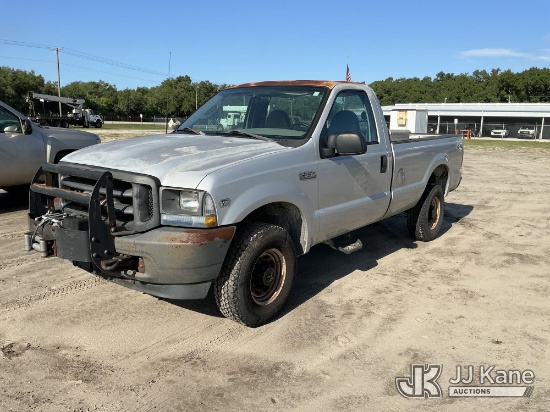 (Tampa, FL) 2003 Ford F250 4x4 Pickup Truck, State of Florida Unit Not Running, Condition Unknown) (