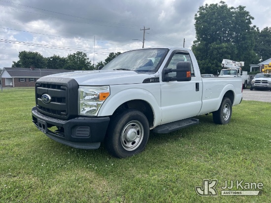(Trenton, TN) 2012 Ford F350 Pickup Truck, Electric Cooperative Owned Runs & Moves) (Dash Warning In