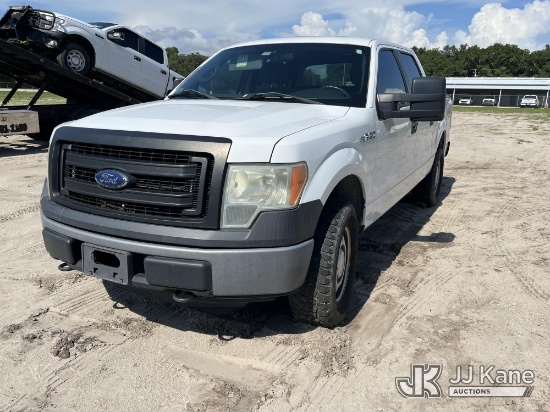 (Tampa, FL) 2014 Ford F-150 Crew-Cab Pickup Truck, State of Florida Unit Not Running, Condition Unkn