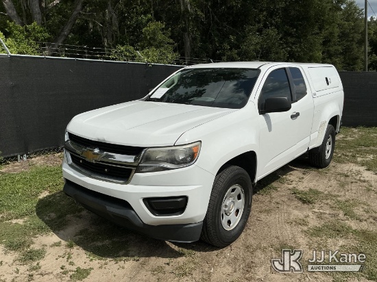 (Tampa, FL) 2015 Chevrolet Colorado 4x4 Extended-Cab Pickup Truck Runs & Moves) (Dash Camera Not Inc