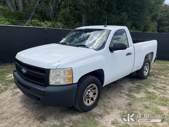 (Tampa, FL) 2009 Chevrolet Silverado 1500 Pickup Truck Runs & Moves) (Corrosion) (FL Residents Purch