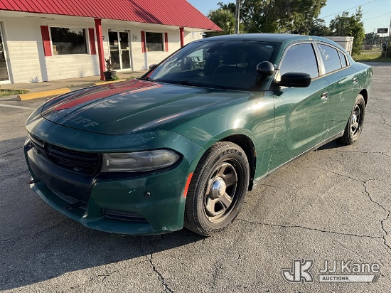 (Ocala, FL) 2018 Dodge Charger Police 4-Door Sedan Runs & Moves) (Jump To Start, Engine Tick, Runs R