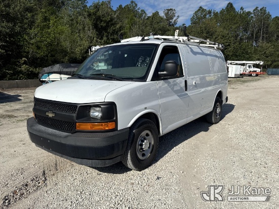 (Jacksonville, FL) 2017 Chevrolet Express G2500 Cargo Van Runs & Moves) (Dash Warning Indicators On,