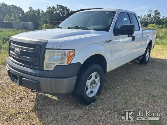 (Oakland, MS) 2014 Ford F150 4x4 Extended-Cab Pickup Truck Runs & Moves) (Dash Warning Indicators On