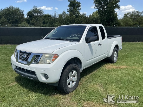 (Tampa, FL) 2013 Nissan Frontier Pickup Truck, State of Florida Unit Runs & Moves) (Dash Warning Ind