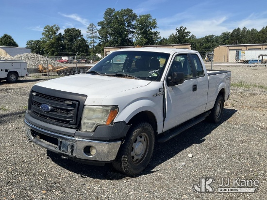 (Chester, VA) 2014 Ford F150 4x4 Extended-Cab Pickup Truck Not Running, Condition Unknown, Exterior