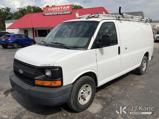 (Ocala, FL) 2016 Chevrolet Express G2500 Cargo Van Runs & Moves) (Windshield Deficiencies, Exterior