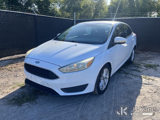 (Tampa, FL) 2017 Ford Focus 4-Door Sedan, State of Florida Unit Runs & Moves)(FL Residents Purchasin