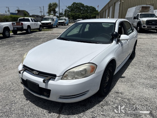 (West Palm Beach, FL) 2010 Chevrolet Impala Police Cruiser 4-Door Sedan, Former Police Vehicle Runs