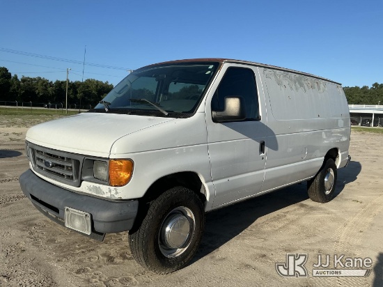 (Tampa, FL) 2006 Ford E250 Cargo Van, State of Florida Unit Not Running, Condition Unknown) (Exterio