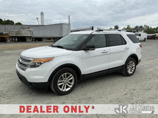 (China Grove, NC) 2015 Ford Explorer 4-Door Sport Utility Vehicle Runs & Moves) (Windshield Deficien