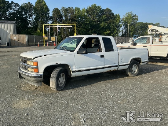 (China Grove, NC) 1996 Chevrolet C/K 1500 Extended-Cab Pickup Truck Runs & Moves) (Interior Defects,