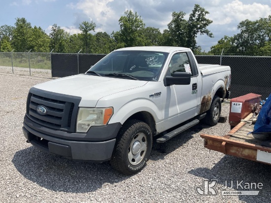(Verona, KY) 2009 Ford F150 4x4 Pickup Truck Duke Unit) (Runs) (Does Not Move, Condition Unknown, Dr
