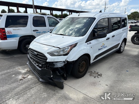 (Riviera Beach, FL) 2019 Ford Transit Connect Mini Passenger Van Not Running, Condition Unknown) (Co