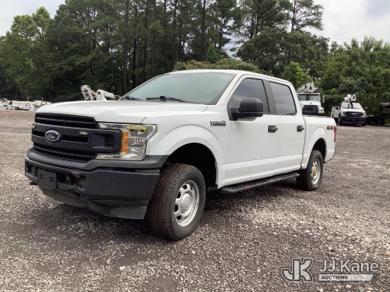 (Graysville, AL) 2018 Ford F-150 Crew-Cab Pickup Truck Runs & Moves) (Dash Warning Indicator On, Ext
