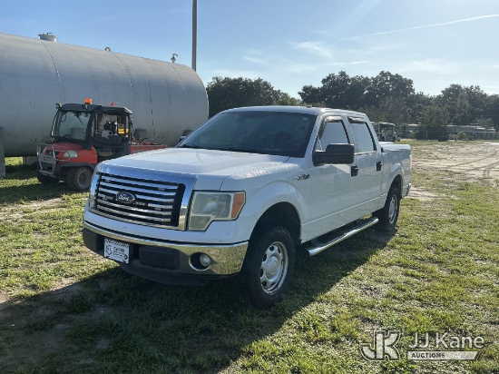 (Tampa, FL) 2011 Ford F150 Crew-Cab Pickup Truck Runs & Moves) (Engine Performance Concerns, Back-up