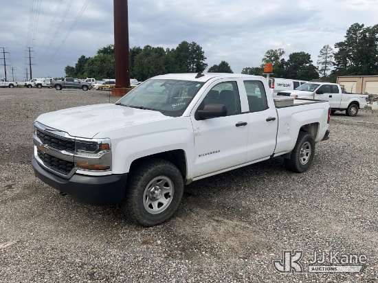 (Chester, VA) 2018 Chevrolet Silverado 1500 4x4 Extended-Cab Pickup Truck Runs & Moves) (Dash Warnin