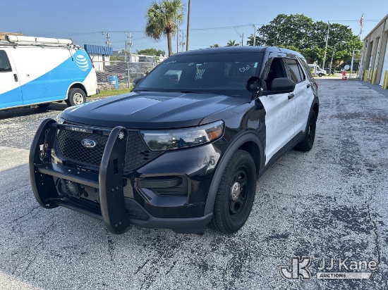 (West Palm Beach, FL) 2020 Ford Explorer AWD Police Interceptor 4-Door Sport Utility Vehicle Runs &