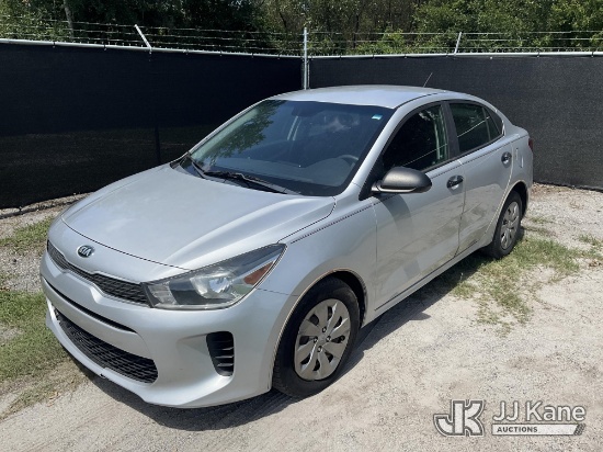 (Tampa, FL) 2018 Kia Rio 4-Door Sedan Runs & Moves) (Exterior Defects-See Pictures) (FL Residents Pu