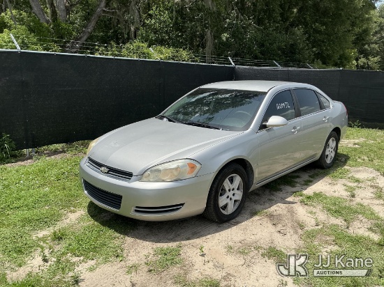 (Tampa, FL) 2008 Chevrolet Impala 4-Door Sedan, State of Florida Unit Runs & Moves)(FL Residents Pur
