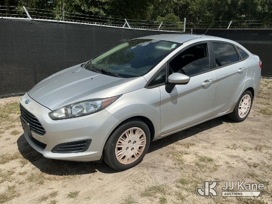 (Tampa, FL) 2014 Ford Fiesta S 4-Door Sedan, State of Florida Unit Runs & Moves) (Dash Warning Indic