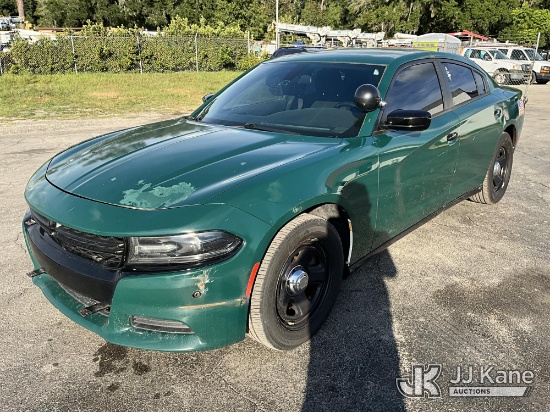 (Ocala, FL) 2019 Dodge Charger Police 4-Door Sedan Runs & Moves) (Check Engine Light On, Runs Rough,