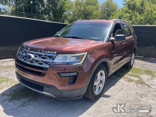 (Tampa, FL) 2018 Ford Explorer 4-Door Sport Utility Vehicle, State of Florida Unit Runs & Moves)(FL