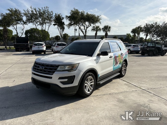 (Riviera Beach, FL) 2017 Ford Explorer 4-Door Sport Utility Vehicle Runs & Moves) (Engine Performanc