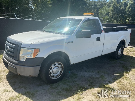 (Tampa, FL) 2012 Ford F150 Pickup Truck, City of Tarpon Springs Unit Runs & Moves) (Exterior Defects