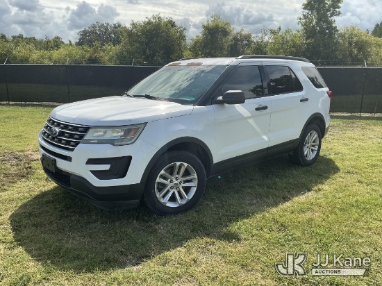 (Tampa, FL) 2017 Ford Explorer 4-Door Sport Utility Vehicle, State of Florida Unit Runs & Moves) (Ex