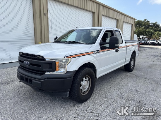 (West Palm Beach, FL) 2019 Ford F150 4x4 Extended-Cab Pickup Truck Runs & Moves) (Dash Warning Indic