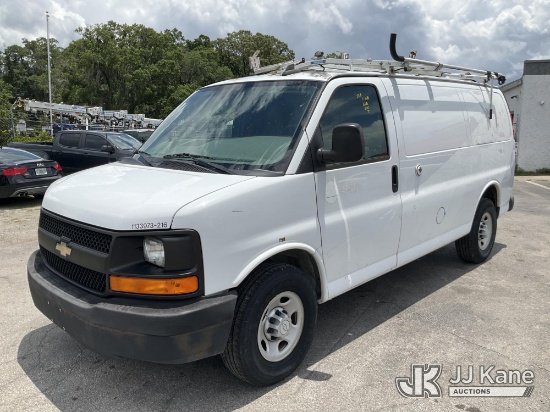(Ocala, FL) 2016 Chevrolet Express G2500 Cargo Van Runs & Moves) (Check Engine Light On, Chipped Win