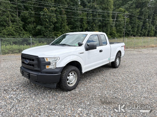 (Chester, VA) 2017 Ford F150 4x4 Extended-Cab Pickup Truck Runs & Moves) (Dash Warning Indicators Li