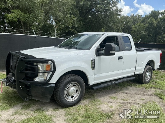 (Tampa, FL) 2020 Ford F250 Extended-Cab Pickup Truck, State of Florida Unit Runs & Moves, Winch Oper