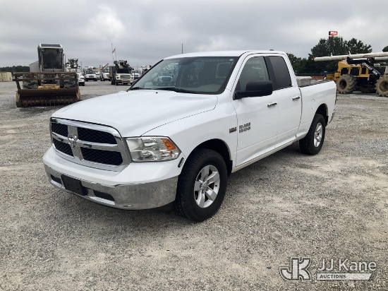 (Villa Rica, GA) 2018 Ram 1500 4x4 Extended-Cab Pickup Truck, Coop Unit. Runs & Moves