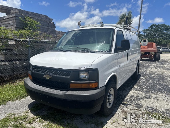 (West Palm Beach, FL) 2017 Chevrolet Express G2500 Cargo Van Not Running, Condition Unknown) (Paint