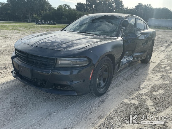 (Tampa, FL) 2019 Dodge Charger Police Package 4-Door Sedan, State of Florida Unit Wrecked, Not Runni
