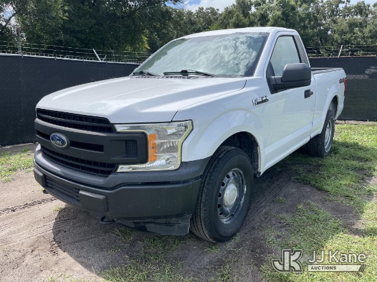 (Tampa, FL) 2018 Ford F150 4x4 Pickup Truck, State of Florida Unit Runs & Moves) (Dash Warning Indic