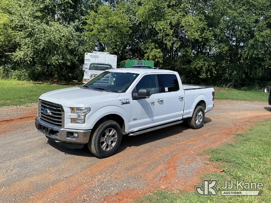 (Kodak, TN) 2016 Ford F150 4x4 Crew-Cab Pickup Truck Runs & Moves) (Dash Warning Indicators On, Exte