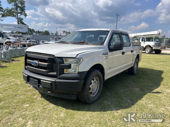 (Defuniak Springs, FL) 2017 Ford F150 4x4 Crew-Cab Pickup Truck, (Co-op Owned) Runs & Moves) (Dash W