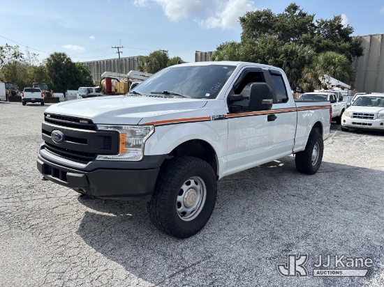 (West Palm Beach, FL) 2020 Ford F150 4x4 Extended-Cab Pickup Truck Runs & Moves) (Dash Warning Indic