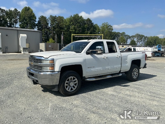 (China Grove, NC) 2016 Chevrolet Silverado 2500HD 4x4 Extended-Cab Pickup Truck Runs & Moves