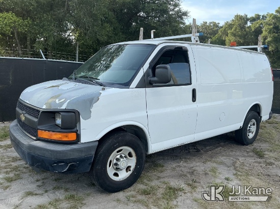 (Tampa, FL) 2012 Chevrolet Express G2500 Cargo Van Runs & Moves) (Suspension Deficiencies, Dash Warn