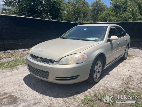 (Tampa, FL) 2012 Chevrolet Impala 4-Door Sedan, State of Florida Unit Runs & Moves) (Dash Warning In