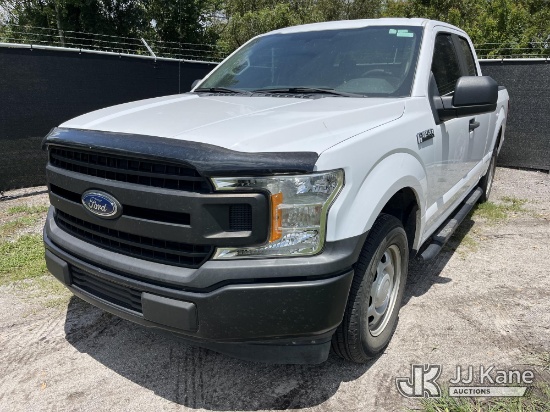 (Tampa, FL) 2018 Ford F150 Extended-Cab Pickup Truck, State of Florida Unit Runs & Moves)(FL Residen