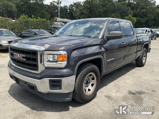 (Ocala, FL) 2015 GMC Sierra 1500 Crew-Cab Pickup Truck Runs & Moves) (Mileage Display Doesn't Light