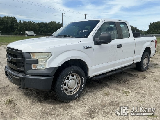 (Tampa, FL) 2015 Ford F150 4x4 Extended-Cab Pickup Truck, State of Florida Unit Not Running, Conditi