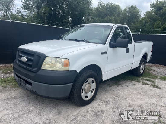 (Tampa, FL) 2007 Ford F150 Pickup Truck, State of Florida Unit Runs & Moves)(FL Residents Purchasing