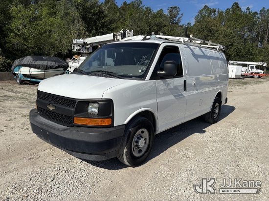 (Jacksonville, FL) 2017 Chevrolet Express G2500 Cargo Van Runs & Moves) (Dash Warning Indicators On,